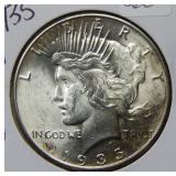 1935 Peace Silver Dollar Coin