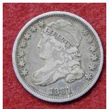 1837 Bust Silver Dime