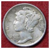 1920 Mercury Silver Dime - early date