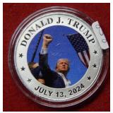 1oz .999 Silver Round - Trump "Fight Fight Fight"