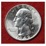 1949 Washington Silver Quarter