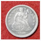 1856 Seated Liberty Silver Dime