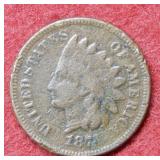 1871 Indian Head Cent - grainy