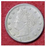 1883 Liberty Head Nickel No Cents