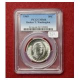 1949 Booker T Washington Half PCGS MS66