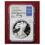 2018 S Silver Eagle 1oz NGC PF70 Ultra Cameo