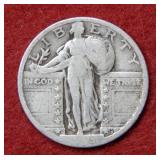 1923 Standing Liberty Silver Quarter