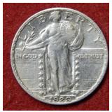 1929 S Standing Liberty Silver Quarter