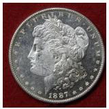 1887 Morgan Silver Dollar