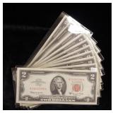 Ten $2 Red Seal Notes