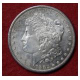 1882 S Morgan Silver Dollar Coin