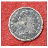 1833 Bust Silver Dime