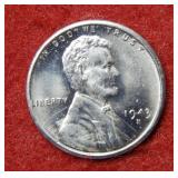1943 S Steel Lincoln Cent