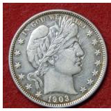 1903 Barber Silver Half Dollar Coin