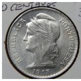 1913 Portugal 50 Centavos