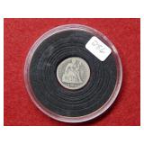 1860 Seated Liberty Silver Dime