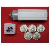 Roll of 1938 S BU Roll of Jefferson Nickels