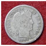 1897 S Barber Silver Dime