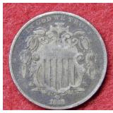 1868 Shield Nickel