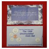 1997 & 1998 P&D US Mint Sets