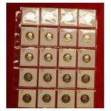 (20) Proof Washington Quarters back to 1968