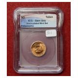Philadelphia Mint Medal ICG GEM UNC