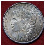 1878 7/8 Tail Feathers Morgan Silver Dollar
