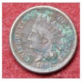 1861 Indian Head Cent - grainy