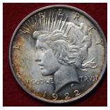 1922 D Peace Silver Dollar
