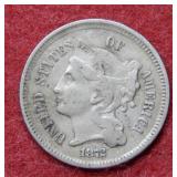 1872 Three Cent Nickel