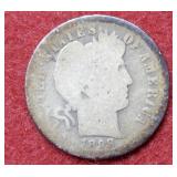 1898 O Barber Silver Dime