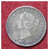 1888 Canada Silver Half Dime