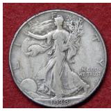 1938 D Walking Liberty Silver Half