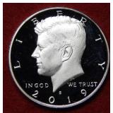 2019 S Proof Silver Kennedy Half