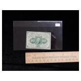 Ten Cent Fractional Postage Currency - UNC