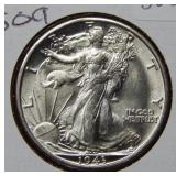 1943 S Walking Liberty Silver Half
