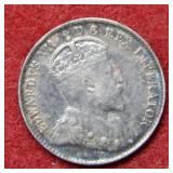 1905 Canada Silver Half Dime