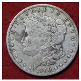 1900 O Morgan Silver Dollar - Lamination Error