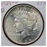 1923 D Peace Silver Dollar Coin