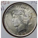 1922 Peace Silver Dollar Coin