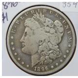1896 S Morgan Silver Dollar Coin