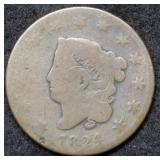 1824 Large Cent