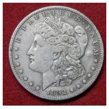1892 S Morgan Silver Dollar - Ding on Reverse