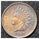 1907 Indian Head Cent - UNC
