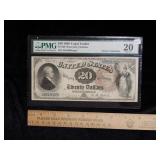 1880 US $20 Legal Tender Note PMG 20