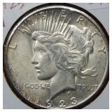 1923 S Peace Silver Dollar Coin