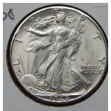 1946 D Walking Liberty Silver Half