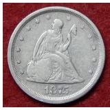 1875 S Twenty Cent Piece