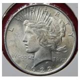 1922 Peace Silver Dollar***