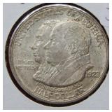 1923 S Monroe Silver Commemorative Half